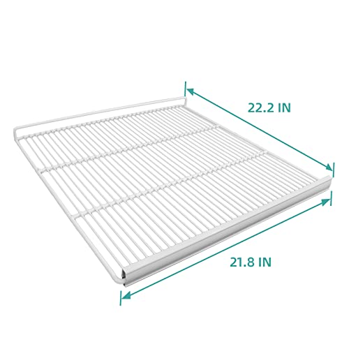 WESTLAKE Food Shelves for 27"W Single Door Commercial refrigerator Freezer 2 Pack with 8 Shelf Clips