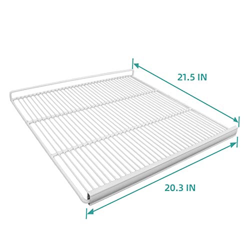 WESTLAKE Food Shelves for 48"W Double Door Commercial refrigerator Freezer combo 2 Pack with 8 Shelf Clips