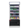 WESTLAKE 36" Restaurant Commercial Open Air Merchandiser Refrigerated Display Cooler Black Air Curtain
