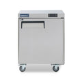 Commercial Undercounter Freezer, ICECASA 27 Inch 1 Door Under Counter Lowboy Worktop Freezer
