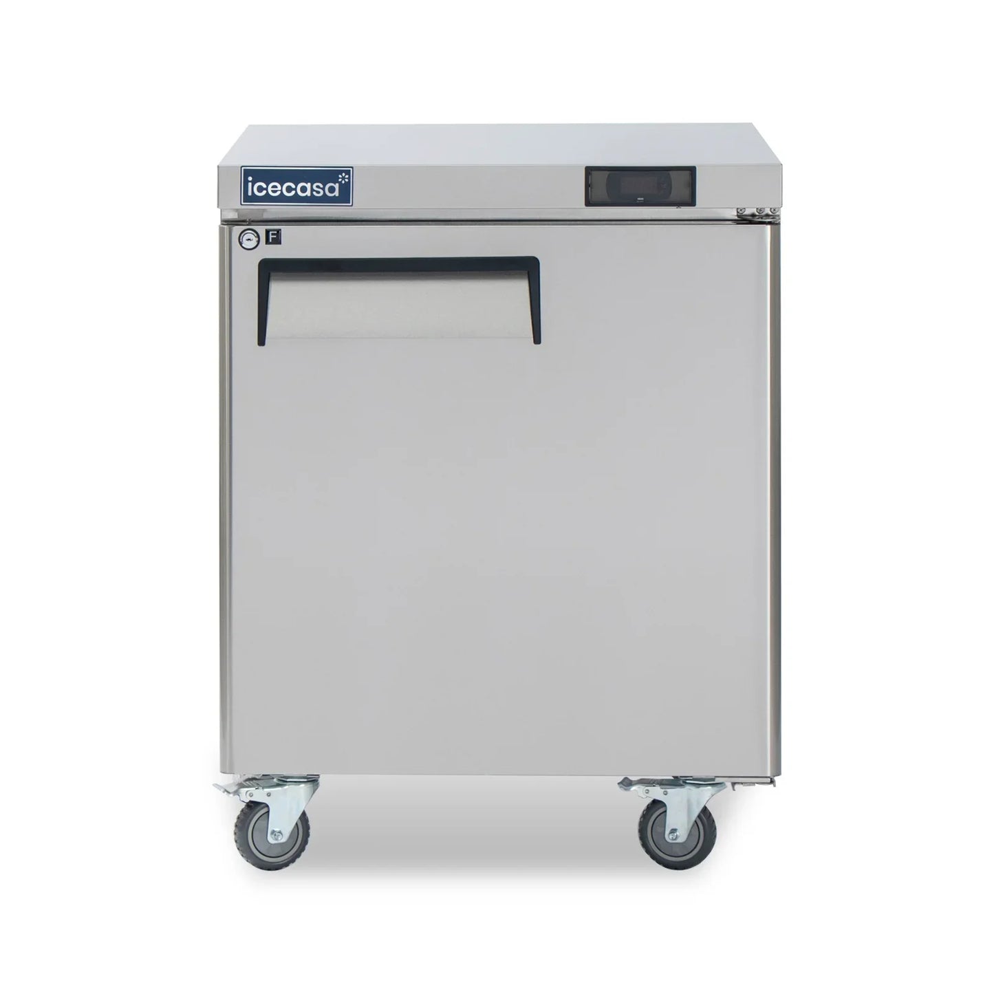 Commercial Undercounter Freezer, ICECASA 27 Inch 1 Door Under Counter Lowboy Worktop Freezer