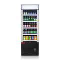 WESTLAKE 28" Restaurant Commercial Open Air Merchandiser Refrigerated Display Cooler Black Air Curtain