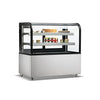 Commercial Bakery Display Case, WESTLAKE 48"W Curved Glass Refrigerated Bakery Display Case with LED Lighting