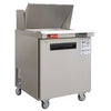Sandwich Prep Table Refrigerator, WESTLAKE 27" 1 Door Mega Top Salad Sandwich Prep Table