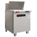 Sandwich Prep Table Refrigerator, WESTLAKE 27" 1 Door Mega Top Salad Sandwich Prep Table