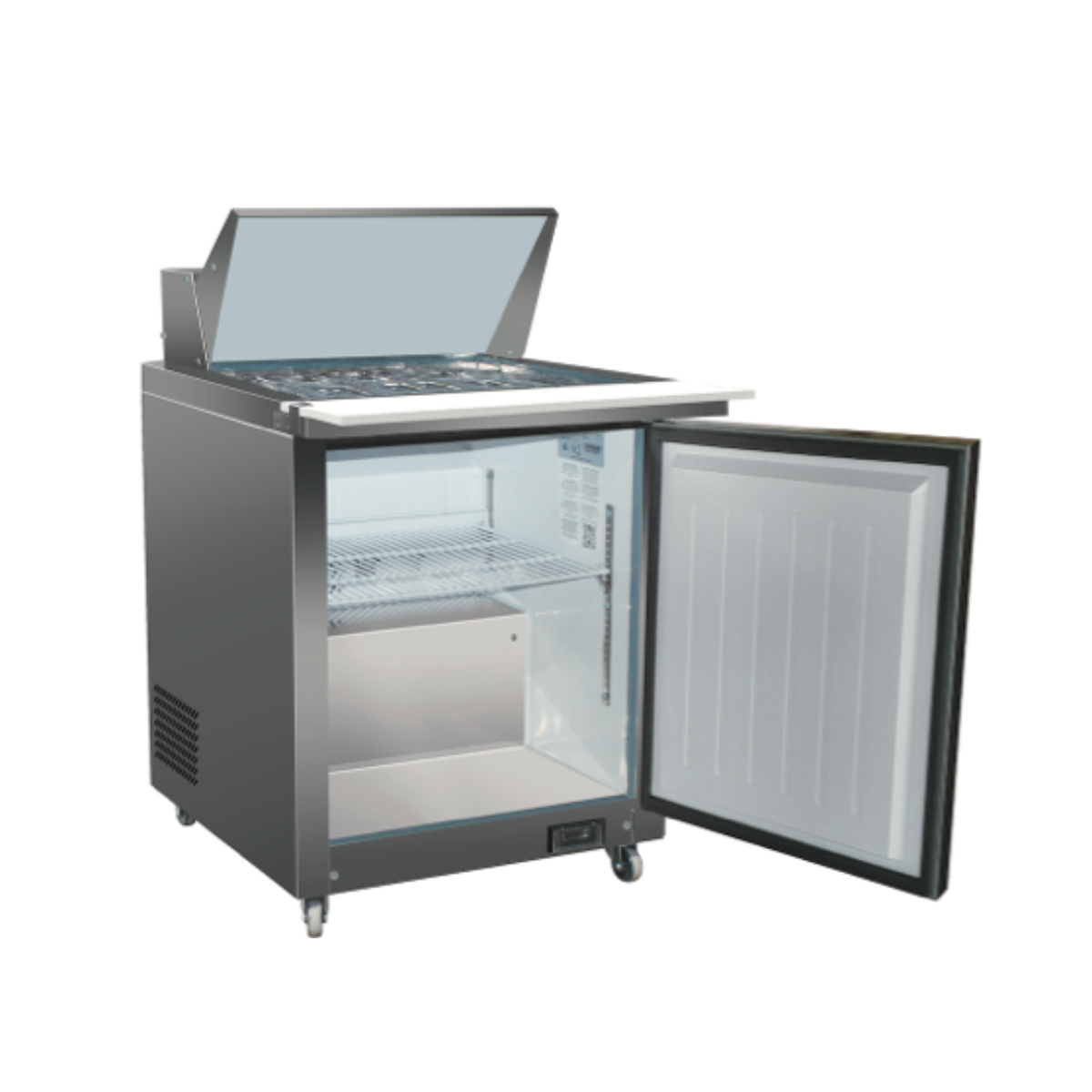 VALPRO 29″ MEGA-TOP SANDWICH / SALAD FOOD PREP TABLE REFRIGERATOR - VP29SM-HC