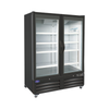 VALPRO VP2R-48M TWO SWING FULL GLASS DOOR MERCHANDISER REFRIGERATOR – 48 CU. FT. Without Top Lighted Sign Panel