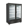 VALPRO VP2R-48M TWO SWING FULL GLASS DOOR MERCHANDISER REFRIGERATOR – 48 CU. FT. Without Top Lighted Sign Panel