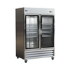 VALPRO VP2RG-HC TWO GLASS DOOR REACH-IN REFRIGERATOR 49 CU. FT.