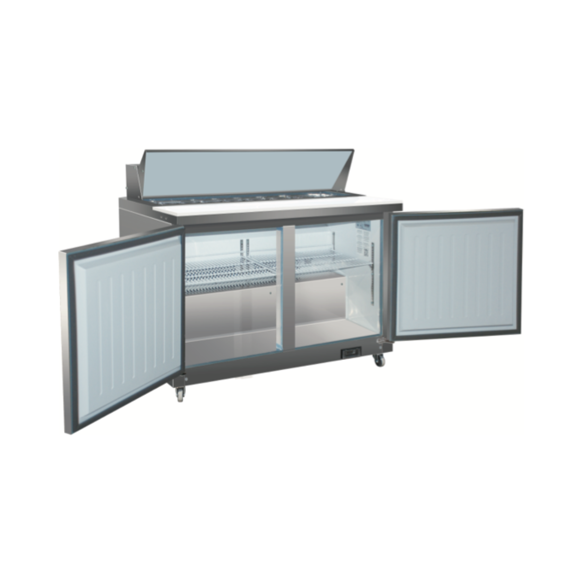 VALPRO 48″ SANDWICH / SALAD FOOD PREP TABLE REFRIGERATOR - VP48S-HC