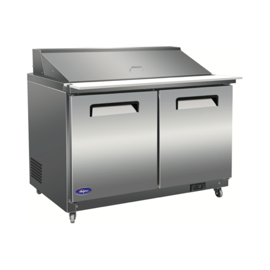 VALPRO 48″ MEGA-TOP SANDWICH / SALAD FOOD PREP TABLE REFRIGERATOR - VP48SM-HC