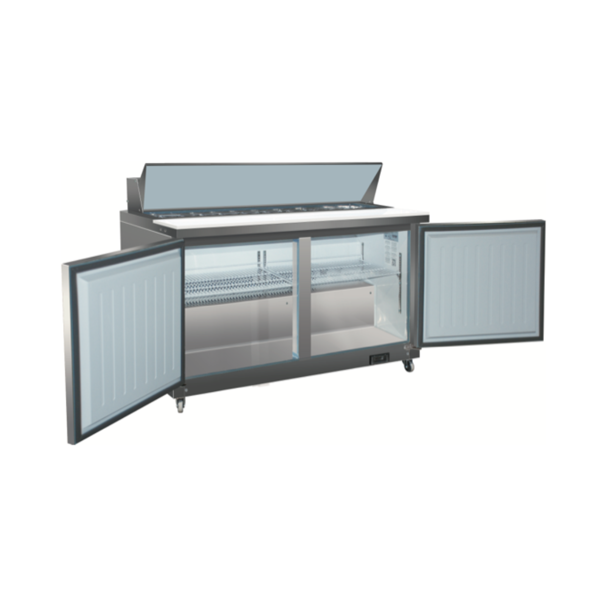 VALPRO 61″ SANDWICH / SALAD FOOD PREP TABLE REFRIGERATOR - VP60S-HC
