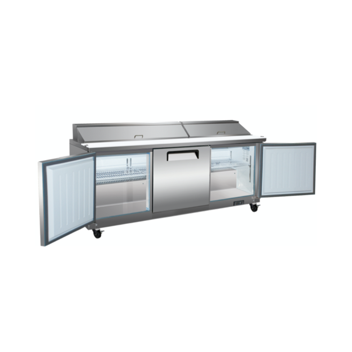 VALPRO 72″ SANDWICH / SALAD FOOD PREP TABLE REFRIGERATOR - VP72S-HC