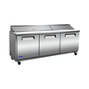VALPRO 72″ SANDWICH / SALAD FOOD PREP TABLE REFRIGERATOR - VP72S-HC