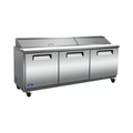 VALPRO 72″ SANDWICH / SALAD FOOD PREP TABLE REFRIGERATOR - VP72S-HC