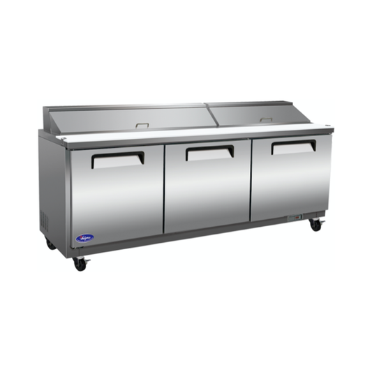 VALPRO 72″ SANDWICH / SALAD FOOD PREP TABLE REFRIGERATOR - VP72S-HC