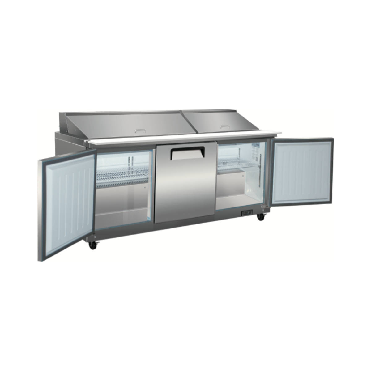 VALPRO 72″ MEGA-TOP SANDWICH / SALAD FOOD PREP TABLE REFRIGERATOR - VP72SM-HC