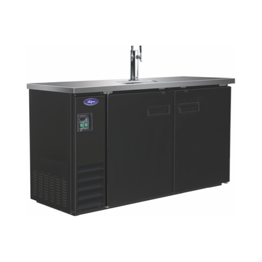 VALPRO DIRECT DRAW BEER DISPENSER 61″ – 1 TOWER – 2 TAPS - VPBD3-1