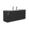 VALPRO DIRECT DRAW BEER DISPENSER 73″ – 2 TOWERS – 4 TAPS - VPBD4-2