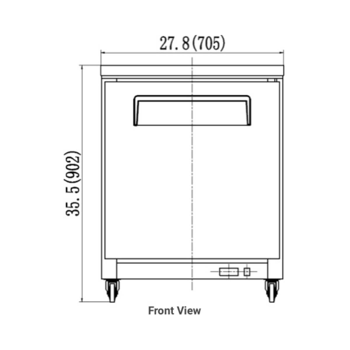 VALPRO VPUCR27 27″ UNDER COUNTER REFRIGERATOR 6.5 CU. FT.
