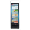 Commercial Refrigerator 1 Glass Door, WESTLAKE 24" W Merchandiser Reach-in Cooler Upright Fridge 13 Cu.ft for Restaurant, Bar, Shop, Retail