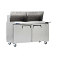 ICECASA 60 Inch Mega Top Sandwich Prep Table Refrigerator