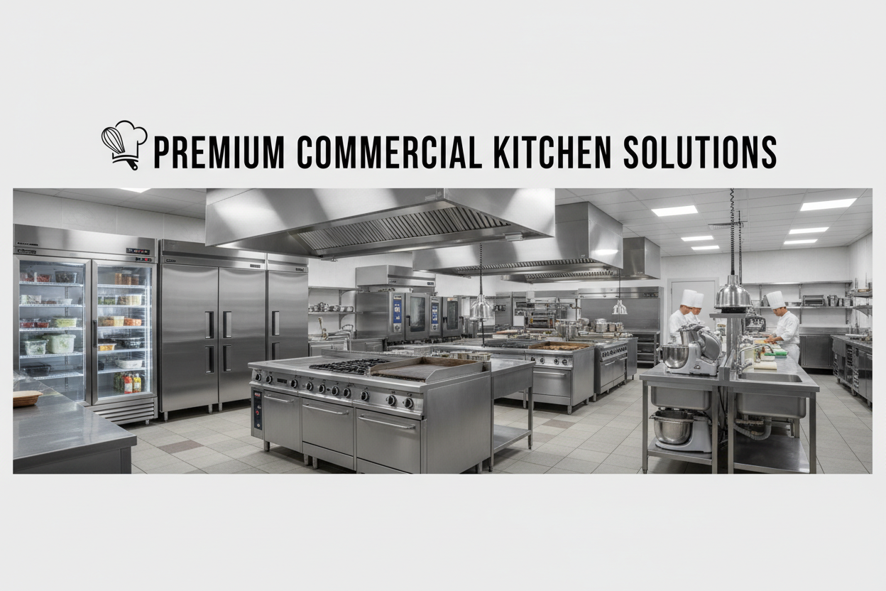 Professional Kitchen Equipment Banner