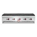 Commercial Charbroiler, WESTLAKE 60" Gas Countertop Radiant Char Broil Barbecue BBQ Grill 5 Burner Char Broiler - 150,000 BTU